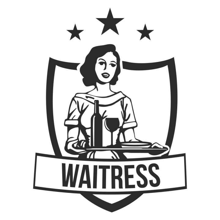 Waitress Coat Of Arms Delantal de cocina 0 image