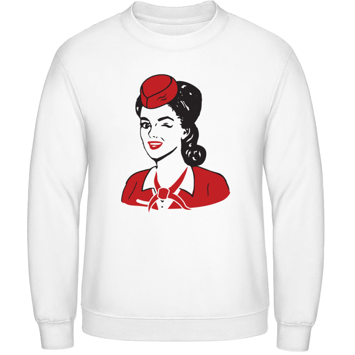 Retro Stewardess Sweatshirt 0 image
