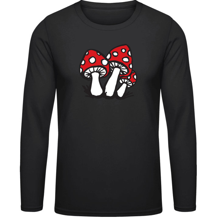 Red Mushrooms Langarmshirt 0 image