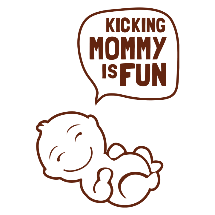 Kicking Mommy Is Fun Hoodie för kvinnor 0 image