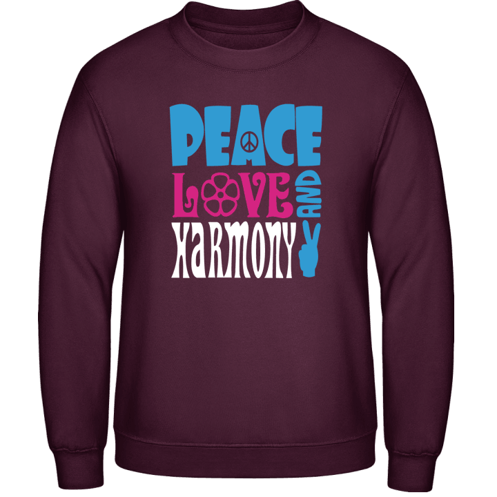 Peace Love Harmony Sweatshirt contain pic