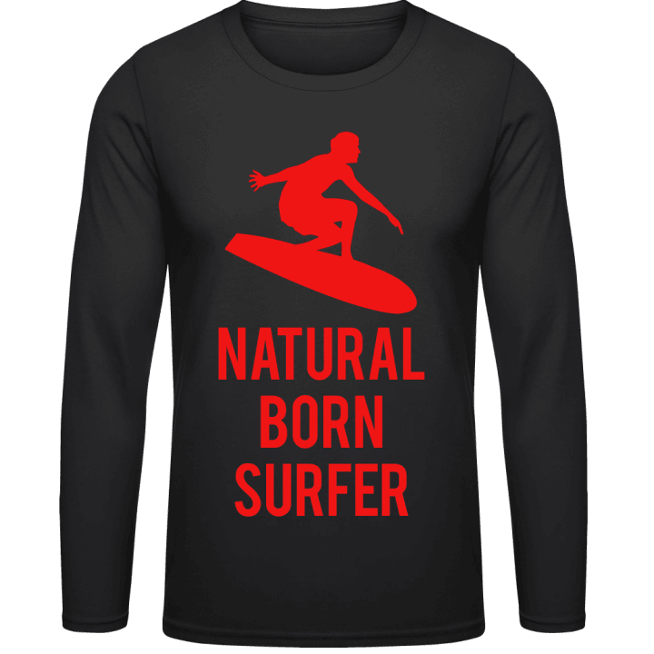 Natural Born Wave Surfer Långärmad skjorta contain pic