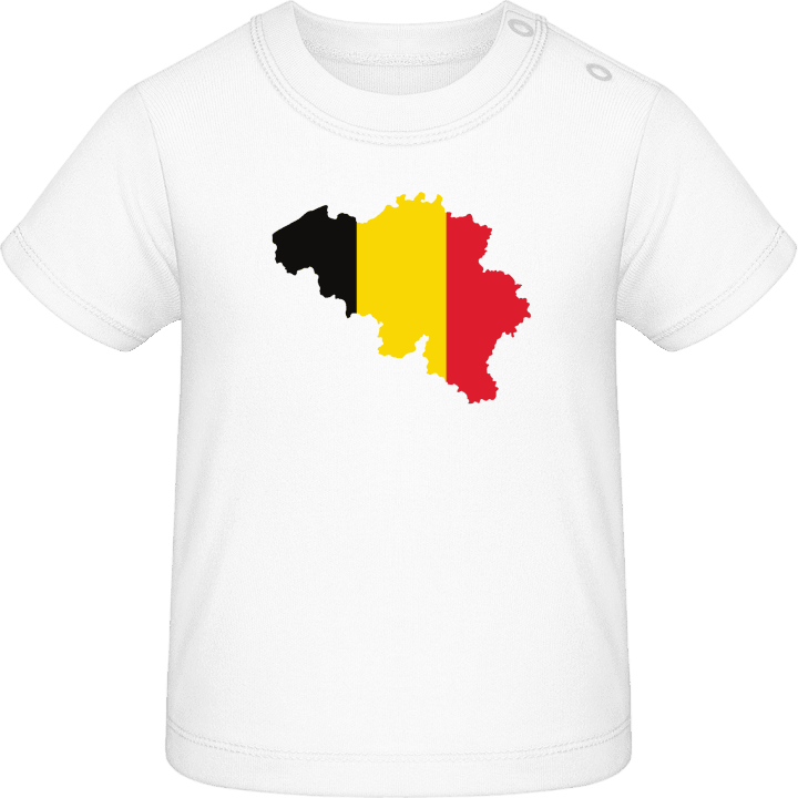Belgium Map T-shirt för bebisar contain pic