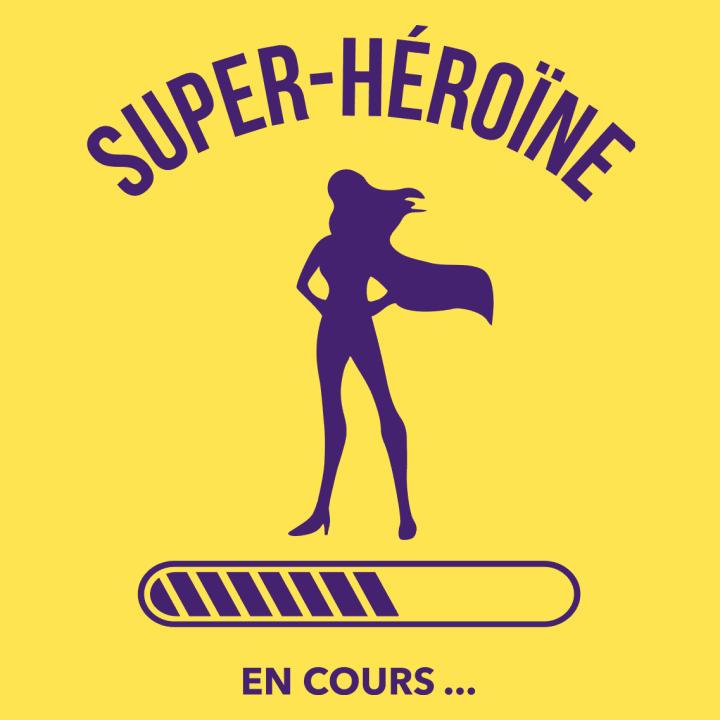 Super-Héroïne En Cours Camiseta de bebé 0 image