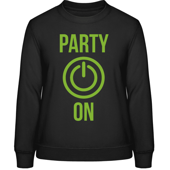 Party On Frauen Sweatshirt contain pic