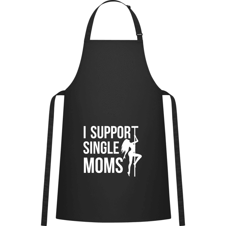 I Support Single Moms Kitchen Apron contain pic
