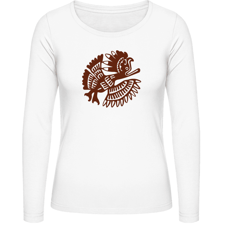 Maya hieroglyphs T-shirt à manches longues pour femmes 0 image