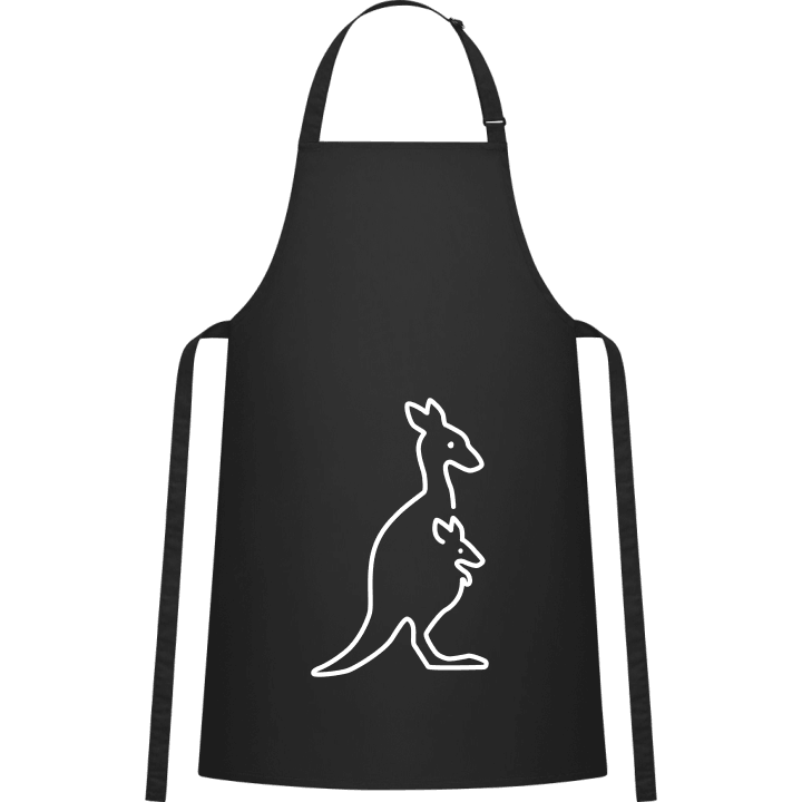 Kangaroo With Baby Lineart Kochschürze 0 image