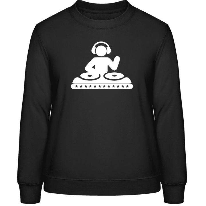 DJ on Turntables Sweatshirt för kvinnor contain pic