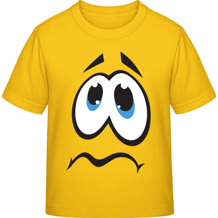 Sad Face Kinderen T-shirt contain pic