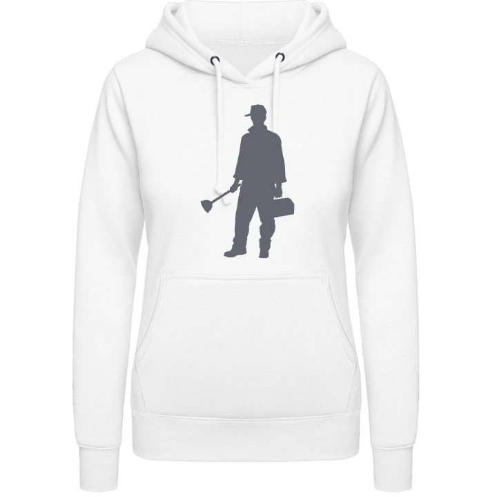Plumber Silhouette Women Hoodie contain pic