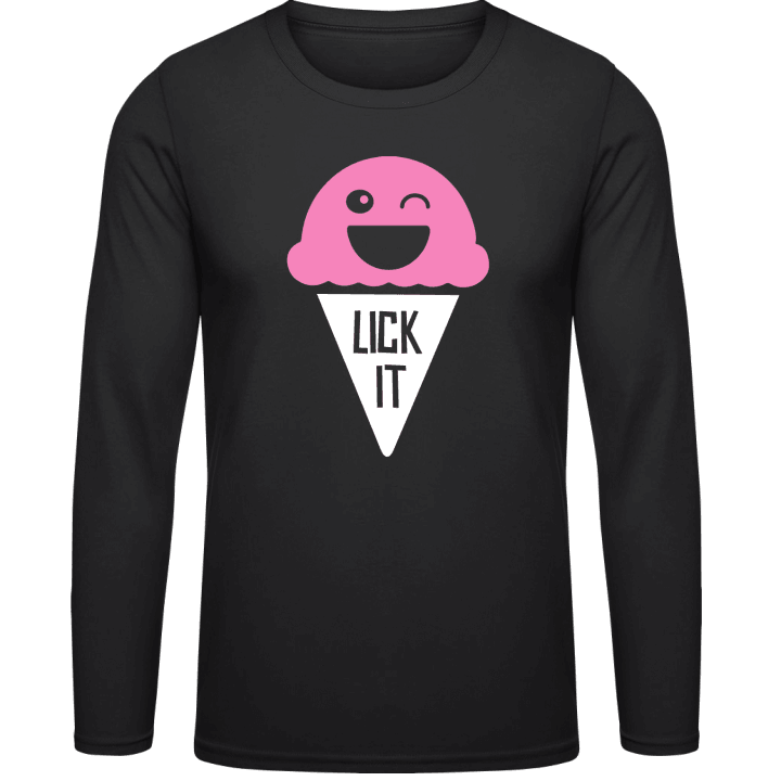 Lick It Ice Cream Langarmshirt contain pic
