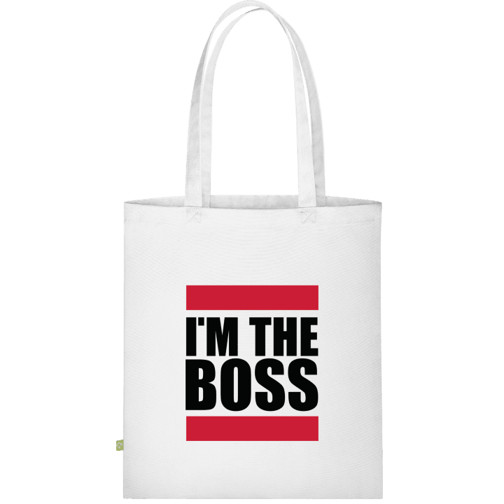 I'm The Boss Logo Väska av tyg contain pic