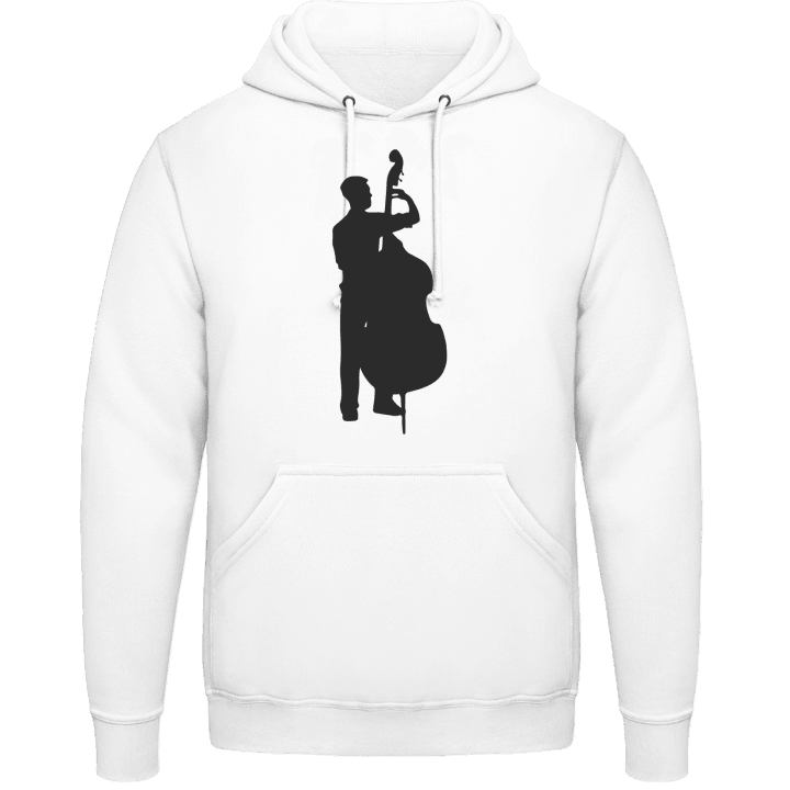Contrabassist Male Hoodie contain pic