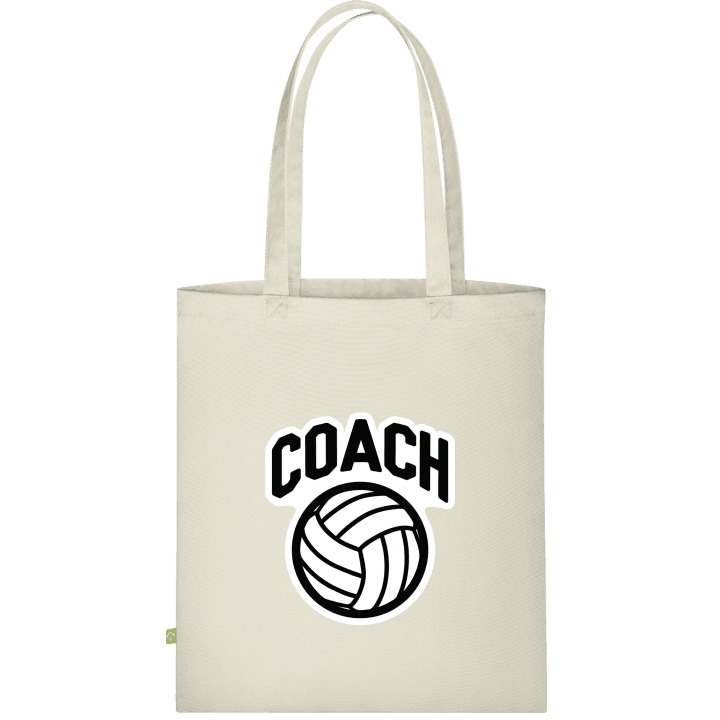 Volleyball Coach Logo Bolsa de tela contain pic