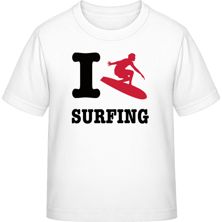 I Love Surfing Camiseta infantil contain pic