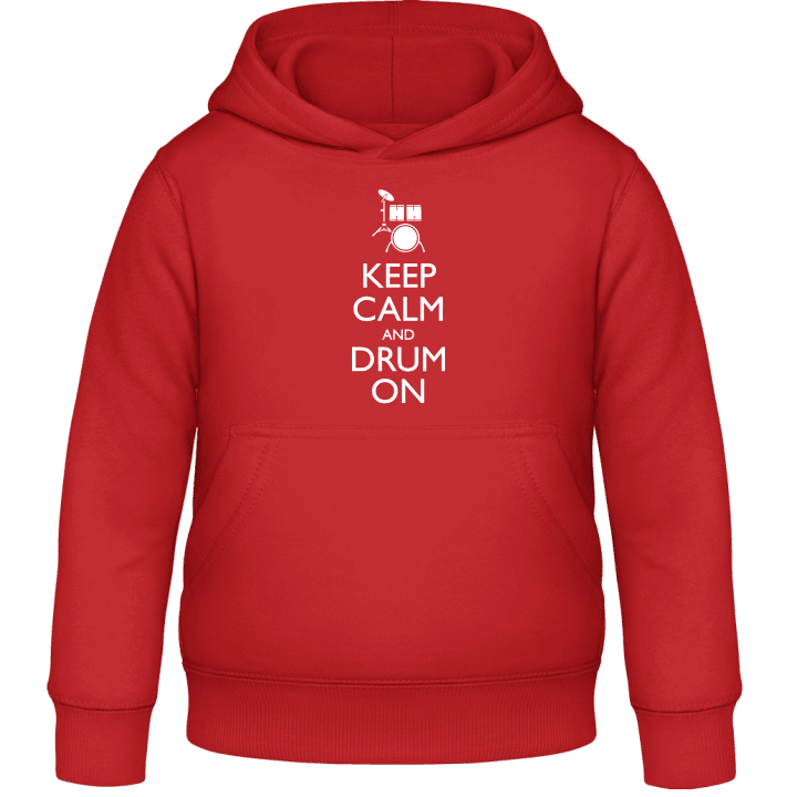 Keep Calm And Drum On Kids Hoodie contain pic