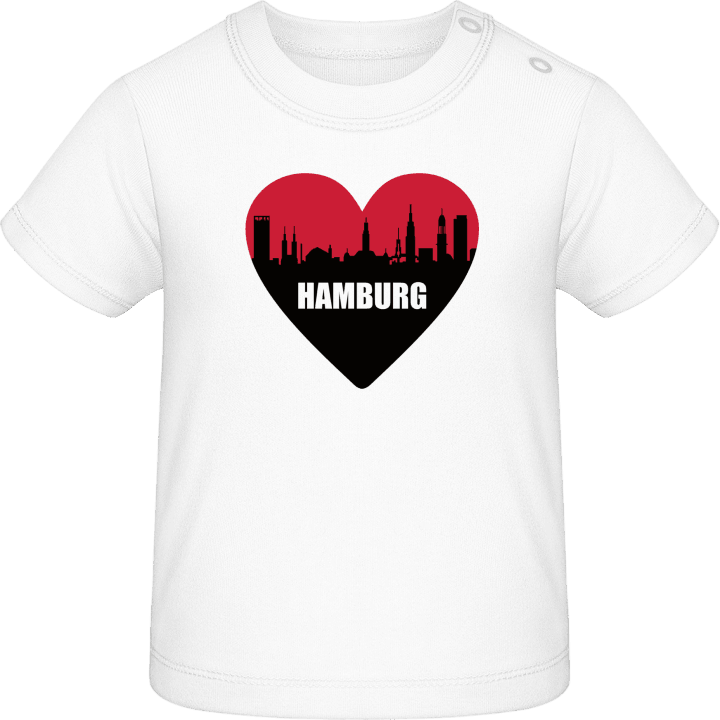 Hamburg Heart T-shirt för bebisar contain pic