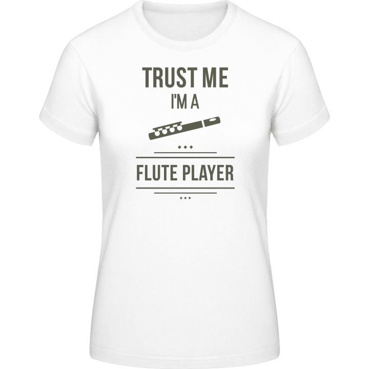 Trust Me I´m A Flute Player T-shirt för kvinnor contain pic