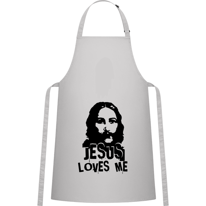 Jesus Loves Me Delantal de cocina contain pic