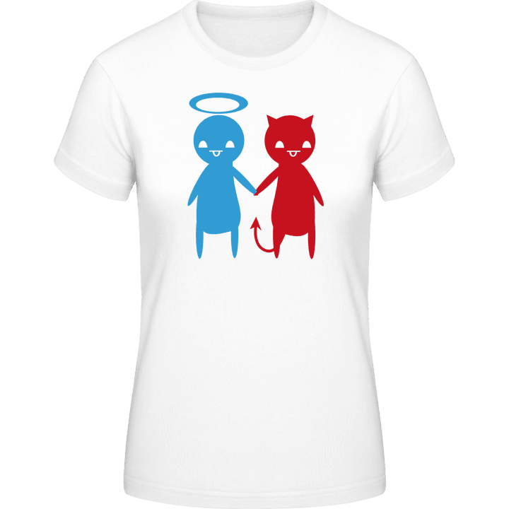 Engel Und Teufelchen Frauen T-Shirt 0 image