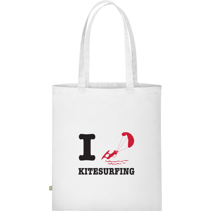 I Love Kitesurfing Väska av tyg contain pic