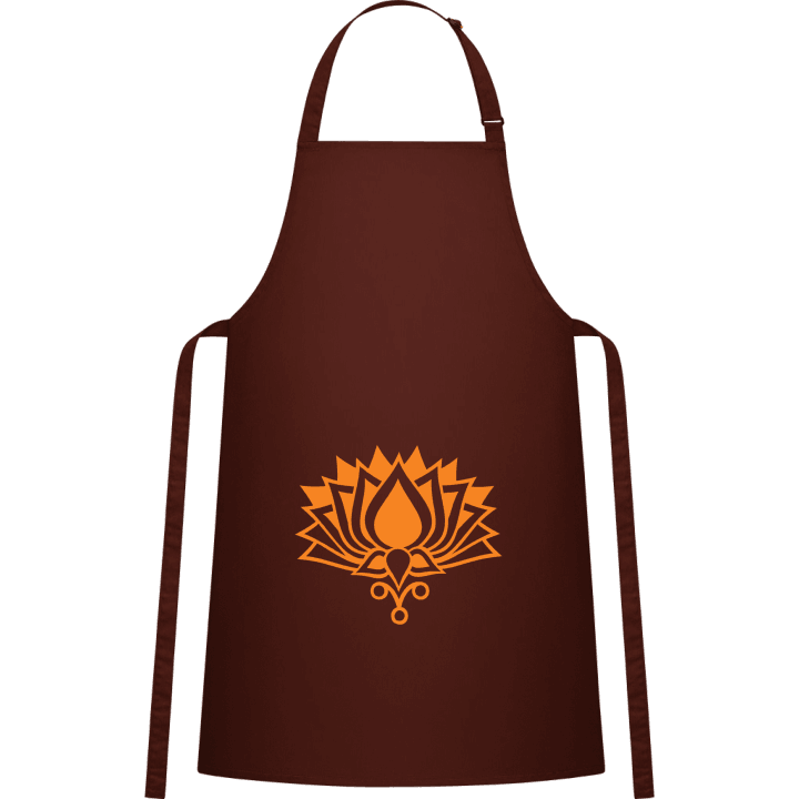 Yoga Lotus Kitchen Apron contain pic