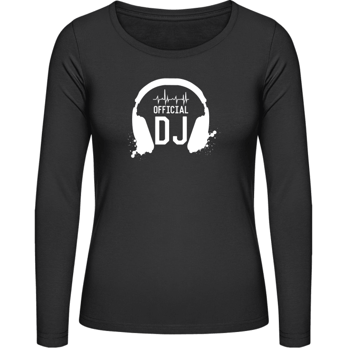 Official DJ Headphones Kvinnor långärmad skjorta contain pic