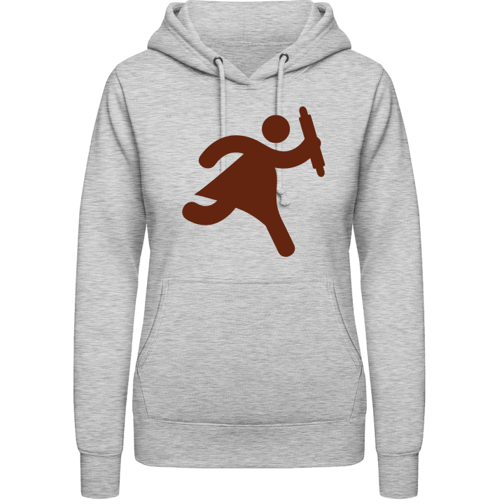 Angry Baker Woman Vrouwen Hoodie contain pic