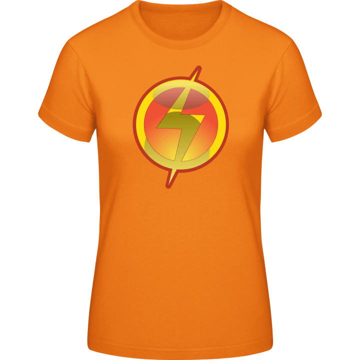 Superhero Flash Symbol T-shirt för kvinnor 0 image