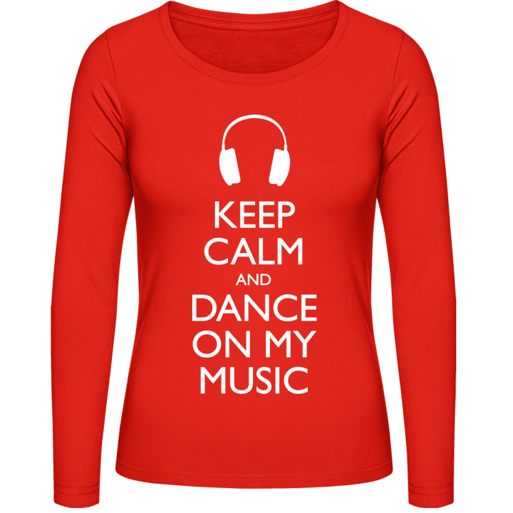 Dance on my Music Frauen Langarmshirt contain pic