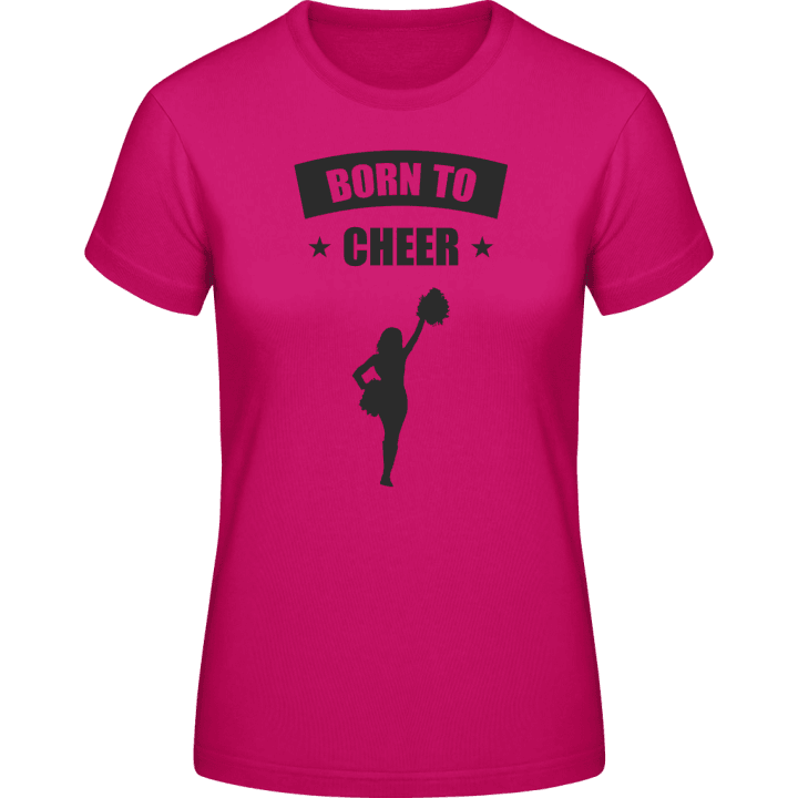 Born To Cheer T-shirt til kvinder 0 image