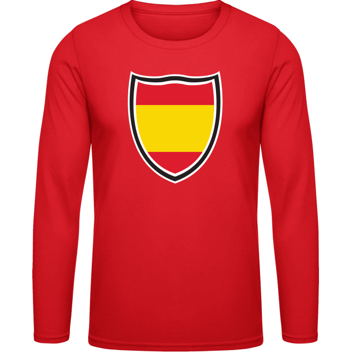 Spain Shield Flag Långärmad skjorta contain pic