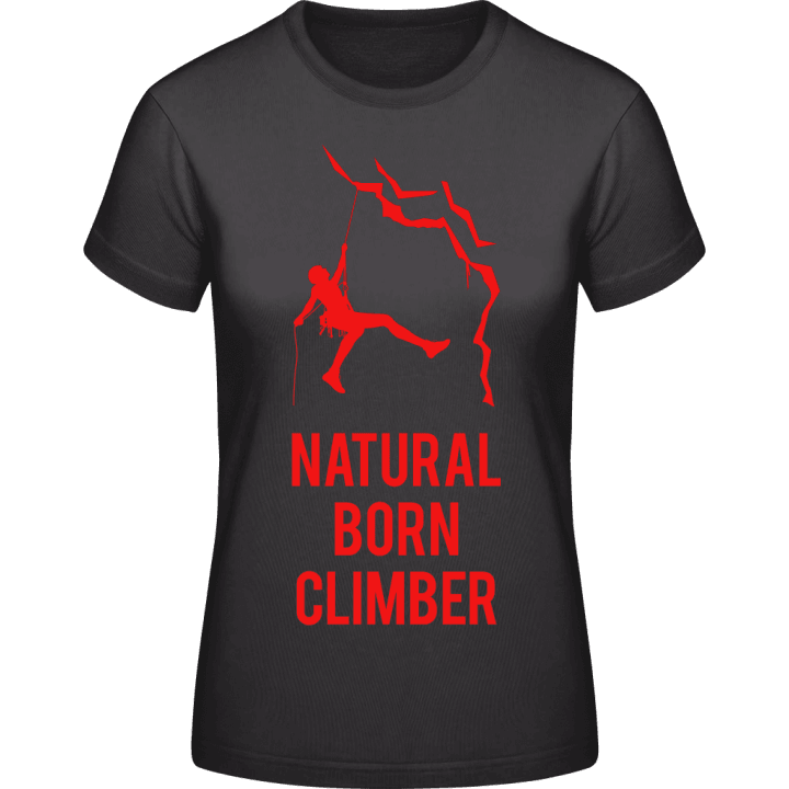 Natural Born Climber Camiseta de mujer contain pic