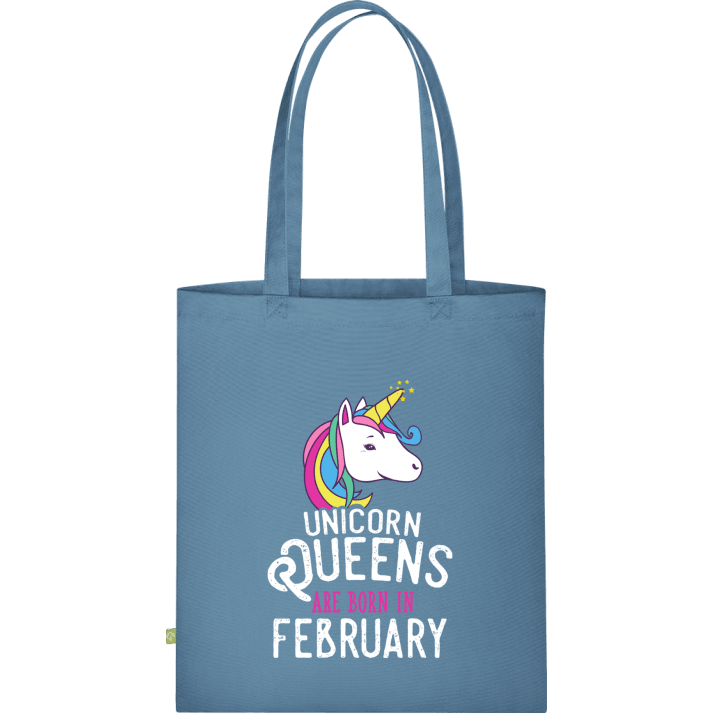 Unicorn Queens Are Born In February Stoffen tas 0 image
