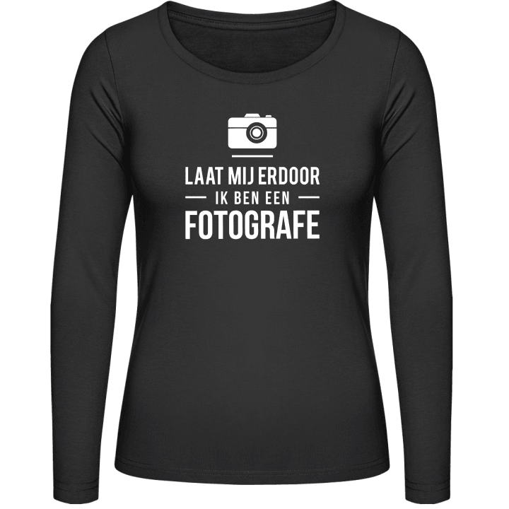 Laat Mij Door Ik Ben Een Fotografe T-shirt à manches longues pour femmes contain pic