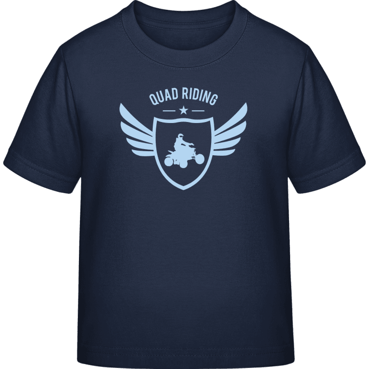 Quad Riding Winged Kids T-shirt contain pic
