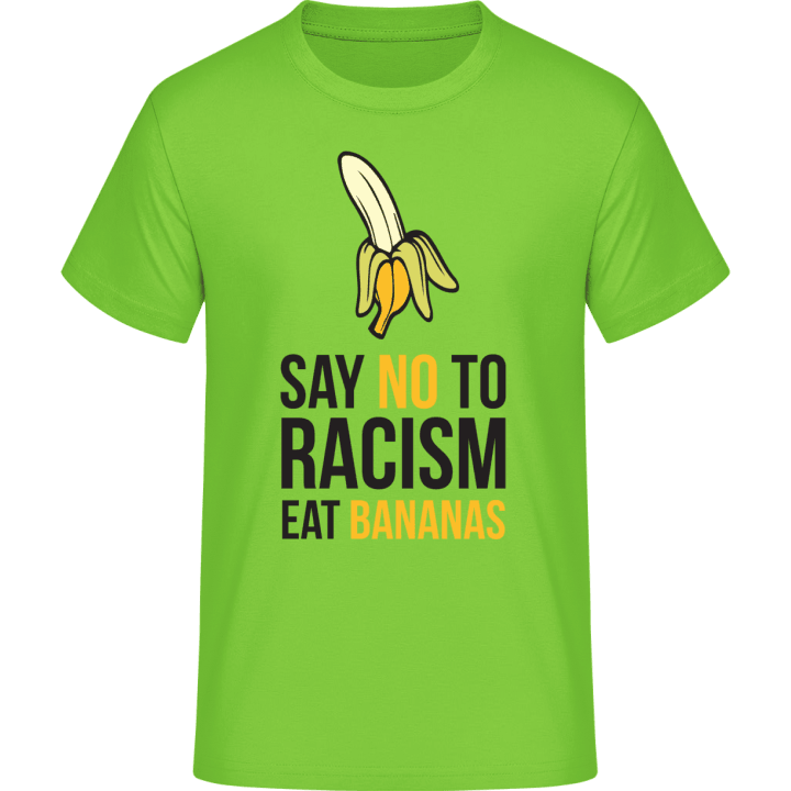 No Racism Eat Bananas Maglietta contain pic
