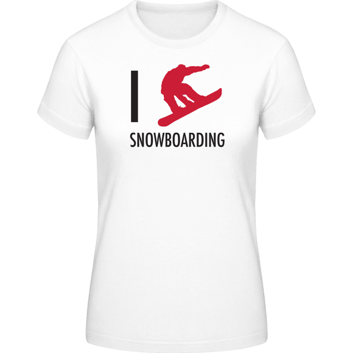 I Heart Snowboarding T-shirt pour femme 0 image