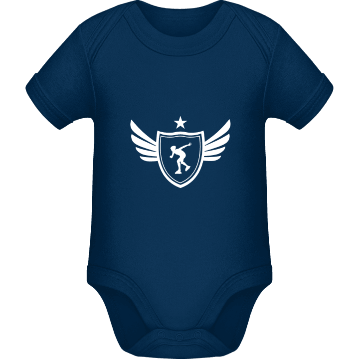 Inline Skating Star Baby romper kostym contain pic