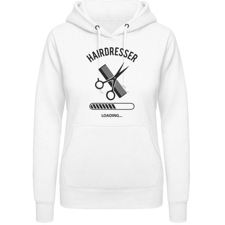 Hairdresser Loading Vrouwen Hoodie contain pic