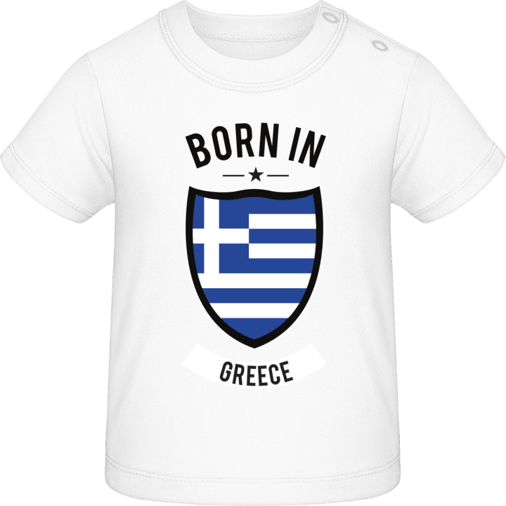 Born in Greece T-shirt för bebisar 0 image
