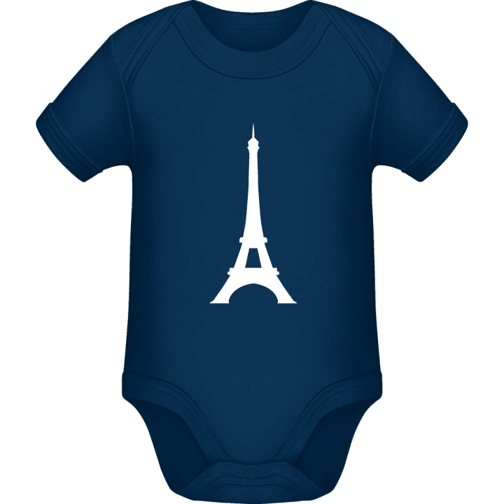Eiffel Tower Silhouette Baby Romper contain pic