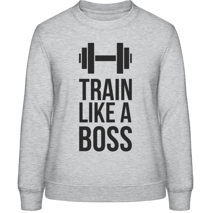 Train Like A Boss Sweatshirt för kvinnor contain pic