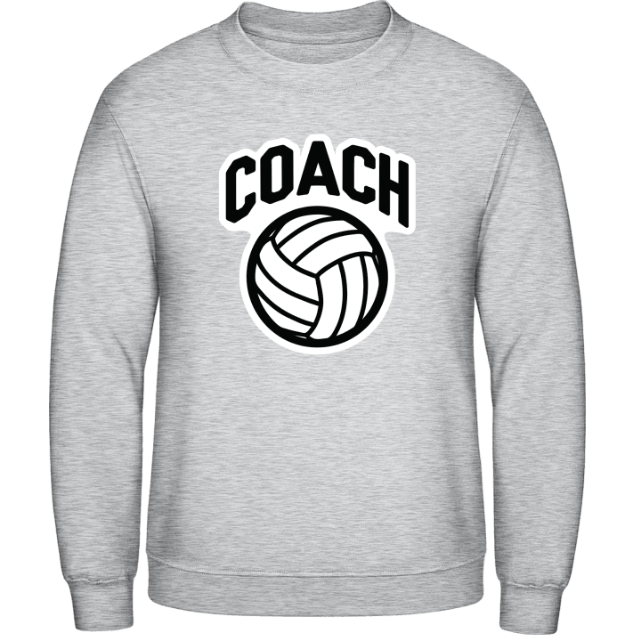 Volleyball Coach Logo Felpa contain pic