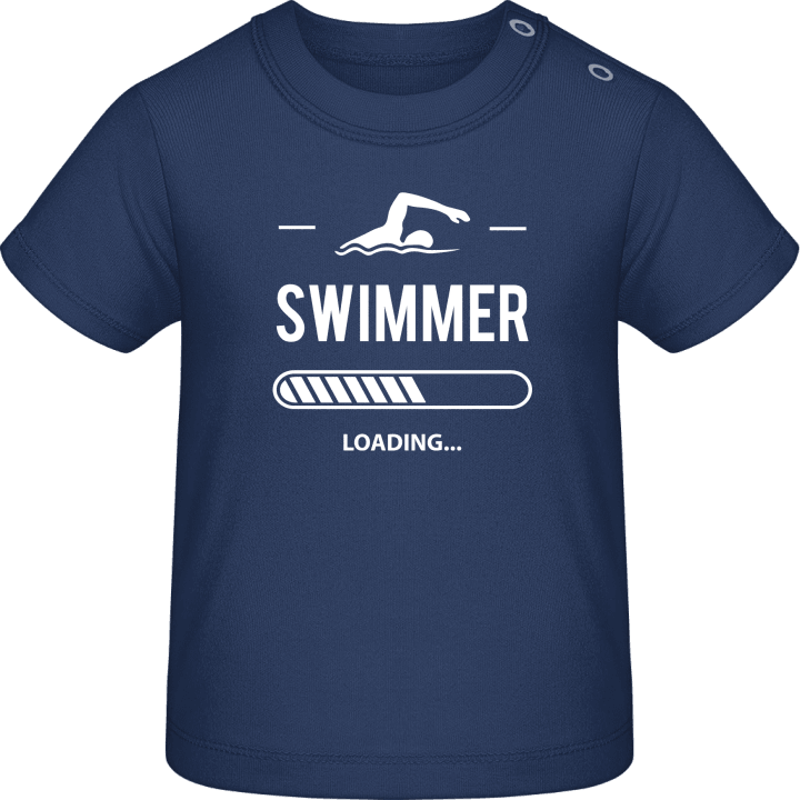 Swimmer Loading T-shirt bébé contain pic