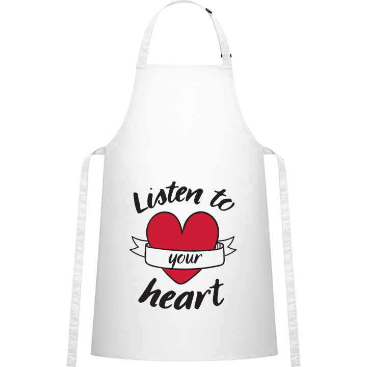 Listen To Your Heart Kitchen Apron contain pic