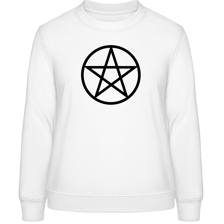 Pentagram in Circle Sweatshirt för kvinnor contain pic