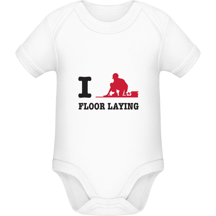 I Love Floor Laying Baby romper kostym contain pic