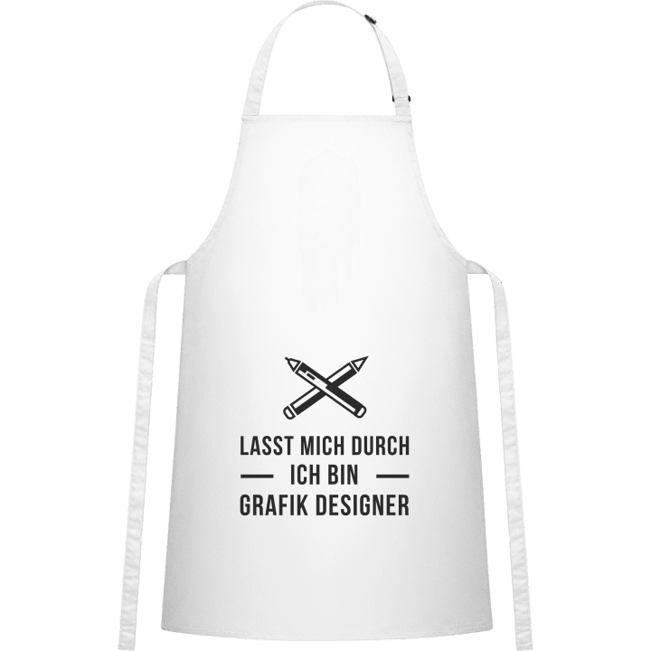 Lasst mich durch ich bin Grafik Designer Kitchen Apron contain pic